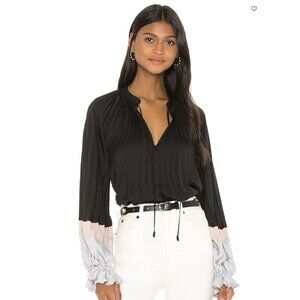 BCBGMAXAZARIA Colorblock Blouse Women’s Size XS